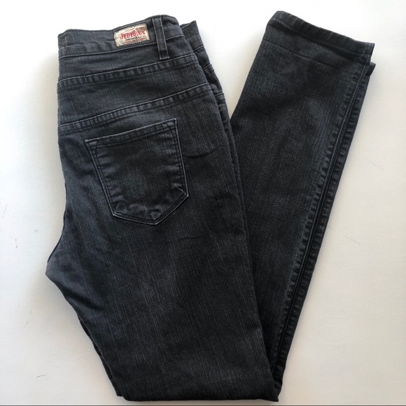 Judy Blue Denim - JUDY BLUE Alexa Button Fly Black Skinny Jeans